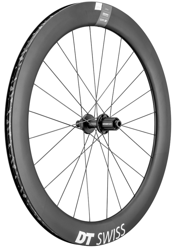Колесо задн. 28" DT Swiss ARC 1400 DICUT DB 700C CL 62, 24 отв., вісь 12х142, Shimano 11SP Light / Sram XDR, безкамерне, CenterLock фото 