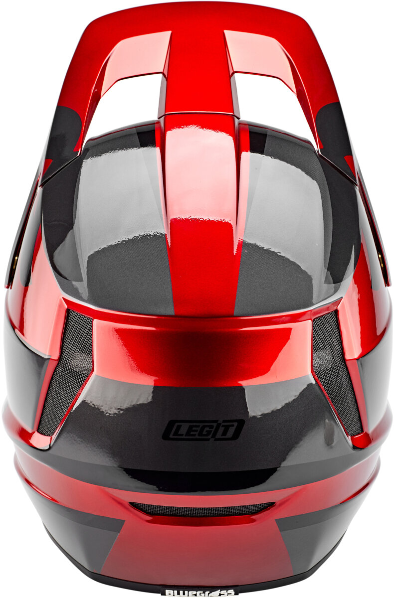 Шолом Bluegrass LEGIT CE розмір L (58-60), Black Red Metallic Glossy фото 4