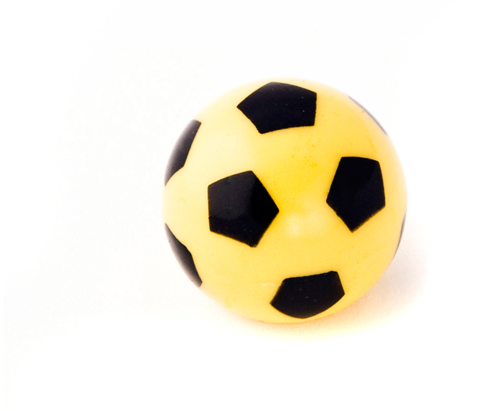 Колпачок для камеры TW V-27 в виде футбольного мяча из пластика, желт. цвета В ЗАКАЗ КРАТНО "4" Автомобильного стандарта фото 1