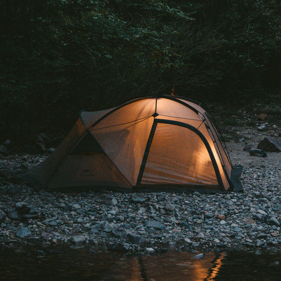Палатка двухместная Naturehike Shandi CNK2300ZP017, серая фото 4