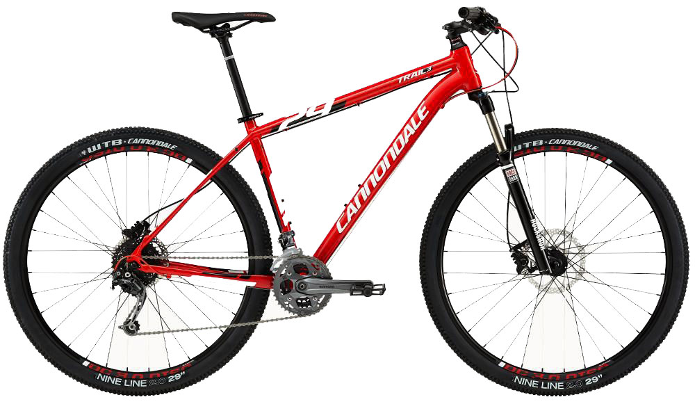 Велосипед 27,5 "Cannondale TRAIL 3 рама - S 2015 червоний