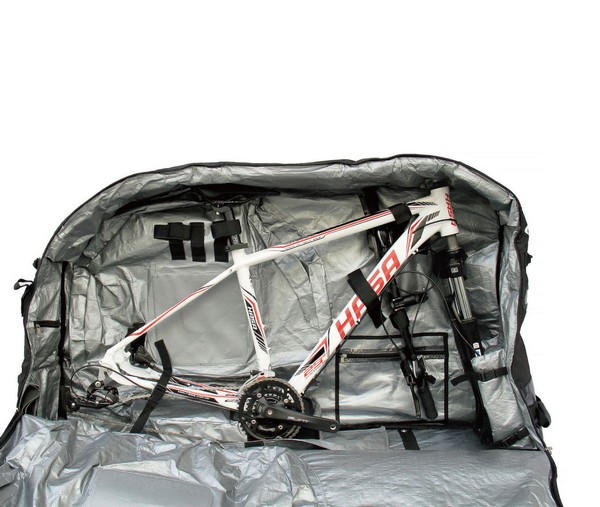 Чехол для велосипеда 26-29" XXF BIKE TRANSPORT BAG 600D, мягкий, черно-серый фото 4