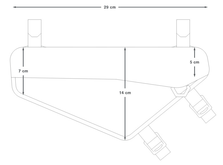 Сумка на раму Apidura Racing Frame Pack (2.4L) фото 3