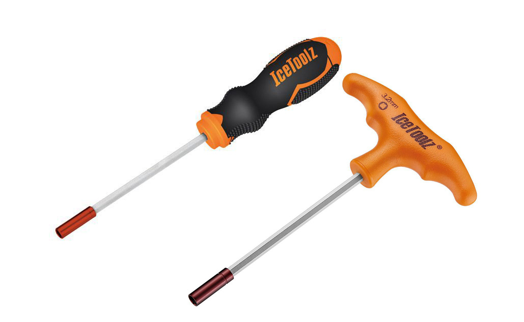 Набір інструментів Ice Toolz 12C5 12C3 + 12C7. Під (шестигранний) ніпель 5.5 мм. Звичайна ручка як на викрутку і Т-подібна фото 1