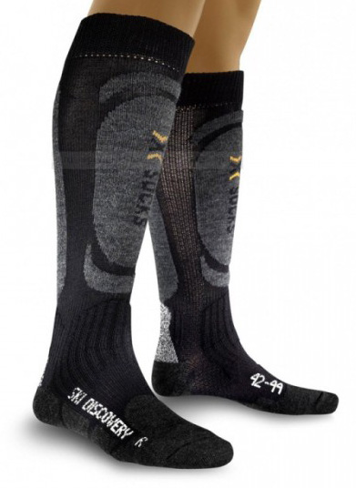 Термоноски лыжные Discovery  x-socks , X13 Black/Antracite, 35/38
