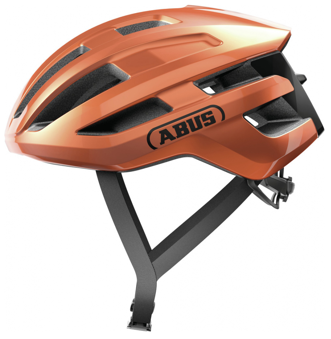 Шлем ABUS POWERDOME, размер L (57-61 см), Goldfish Orange, оранжевый фото 