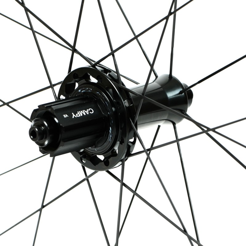 Колесо пер. + задн. 700C ZAAK B55 Road 55mm Rim Brake Campagnolo Carbon Clincher/Tubeless фото 4