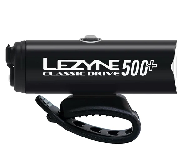 Фара передняя Lezyne CLASSIC DRIVE 500+, 500 люмен, 6 режимов, черная фото 2