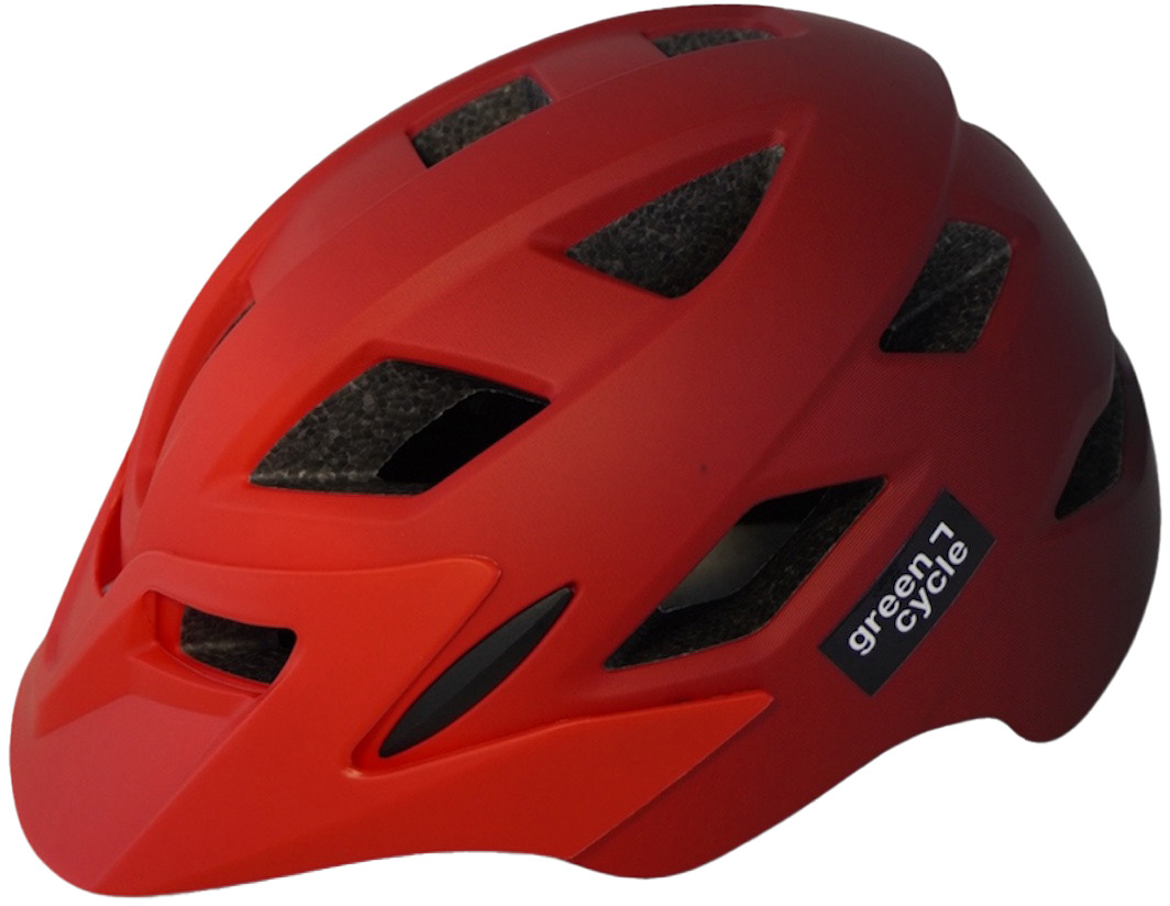 Шлем детский Green Cycle ONYX  размер 48-52 см красный фото 