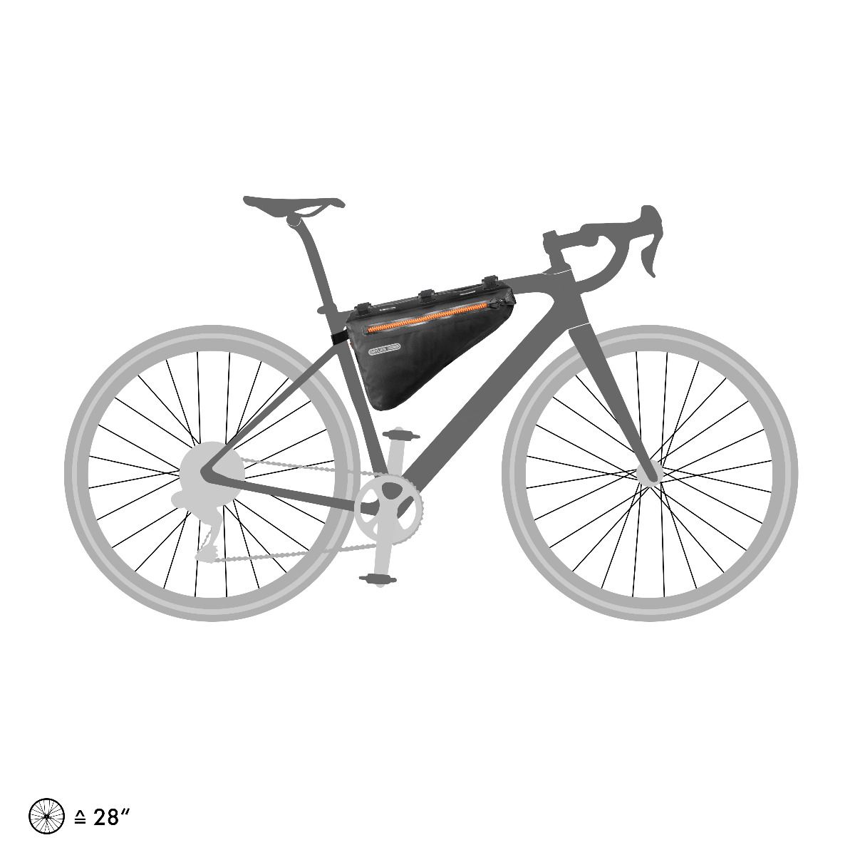 Гермосумка на раму Ortlieb Frame-Pack black matt, 4 л  фото 7