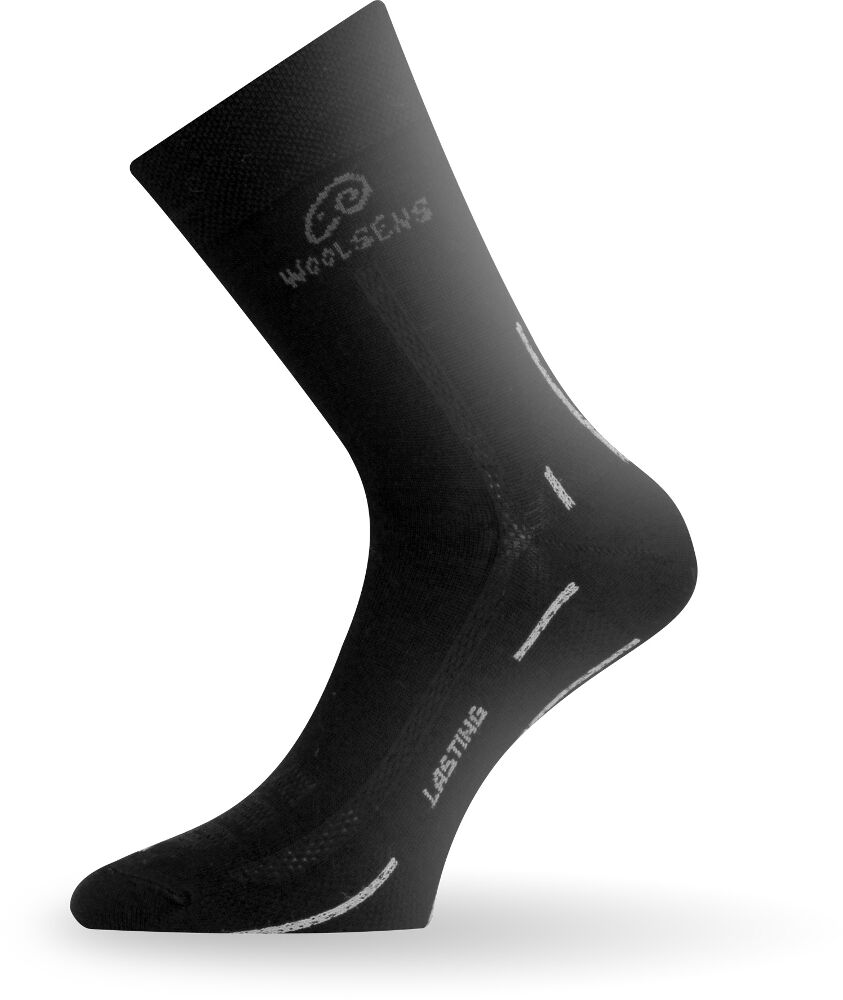 Термошкарпетки Lasting трекінг WLS 901, розмір M, чорні фото 