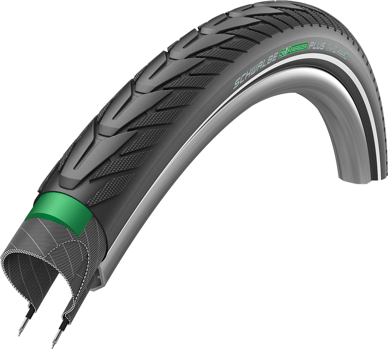 Покришка 29x2.15 (55-622) Schwalbe ENERGIZER PLUS Perf, GreenGuard, TwinSkin B/B+RT HS492 ADDIX E 67EPI 38B фото 