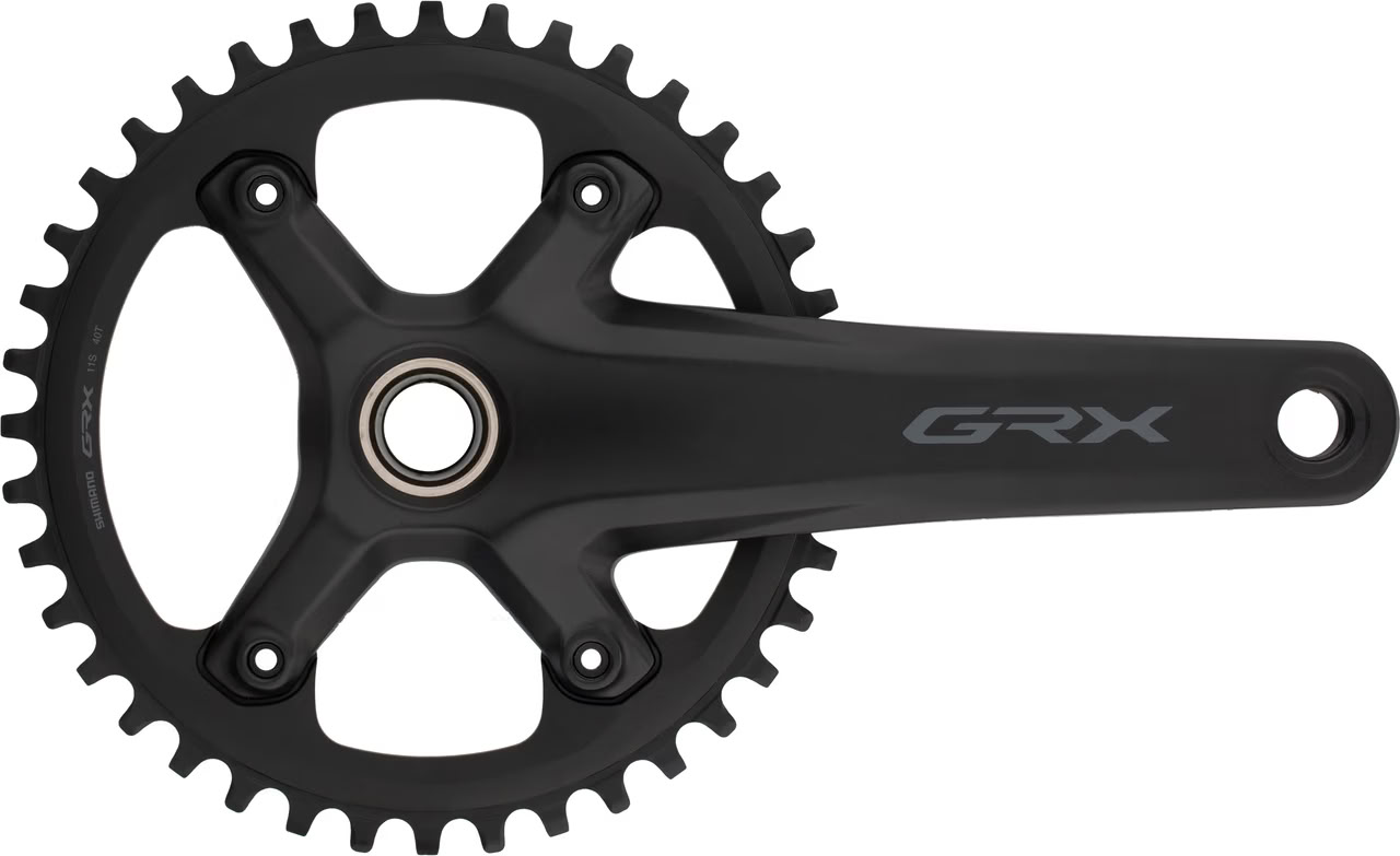 Шатуны Shimano FC-RX600-1 GRX (11Х1), 172,5мм, 40T, без каретки, интегрированная ось фото 