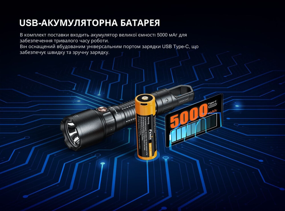Ліхтар ручний Fenix WF25RM, магнітна зарядка фото 7