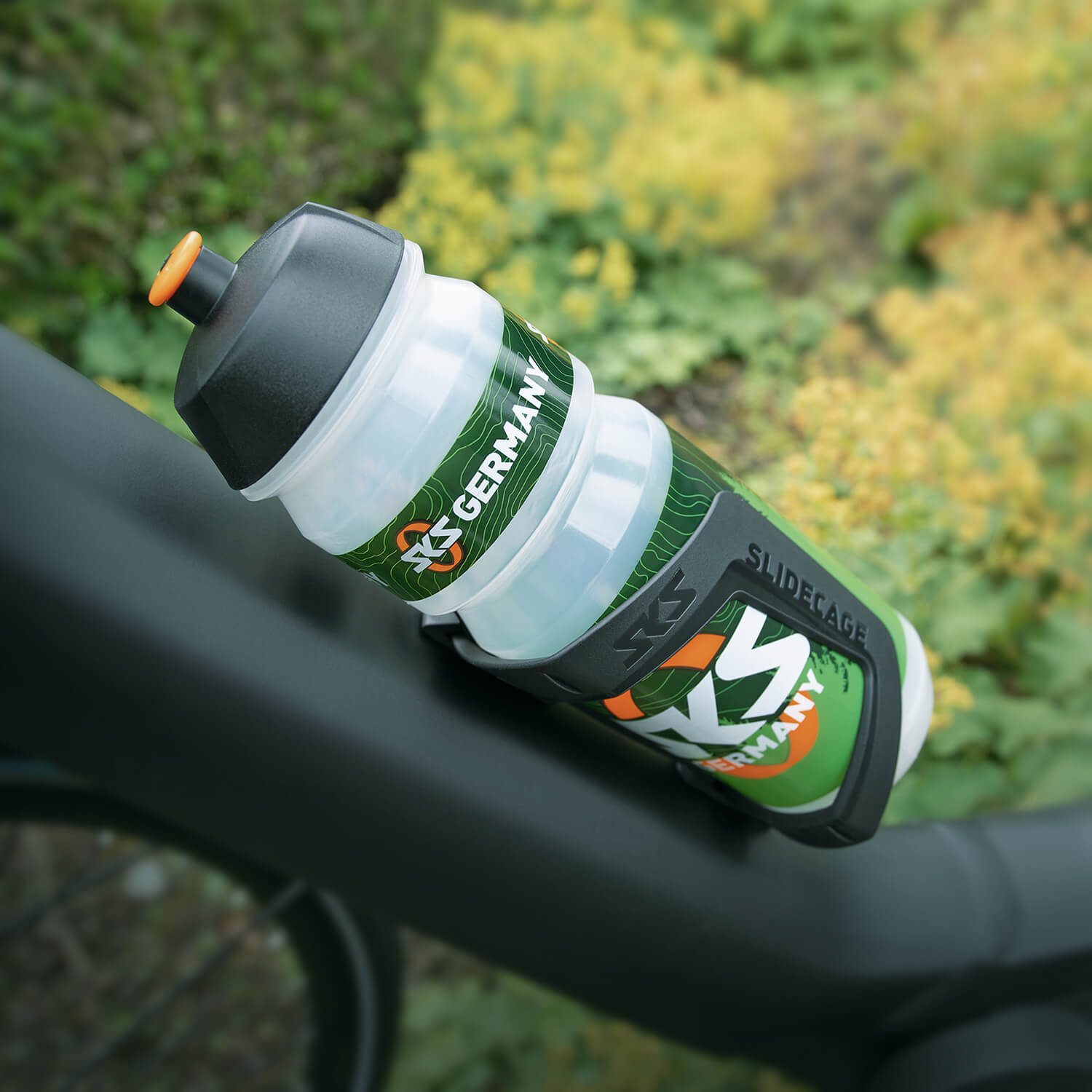Фляга 0,75 SKS ORGANIC DRINKING BOTTLE MADE OF SUGAR CANE LARGE, зелена фото 2