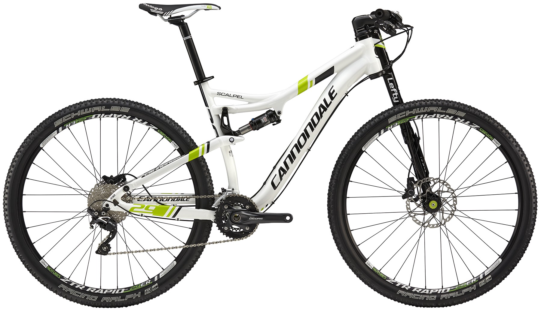 Велосипед 29" Cannondale SCALPEL 4 рама - M 2015 белый фото 