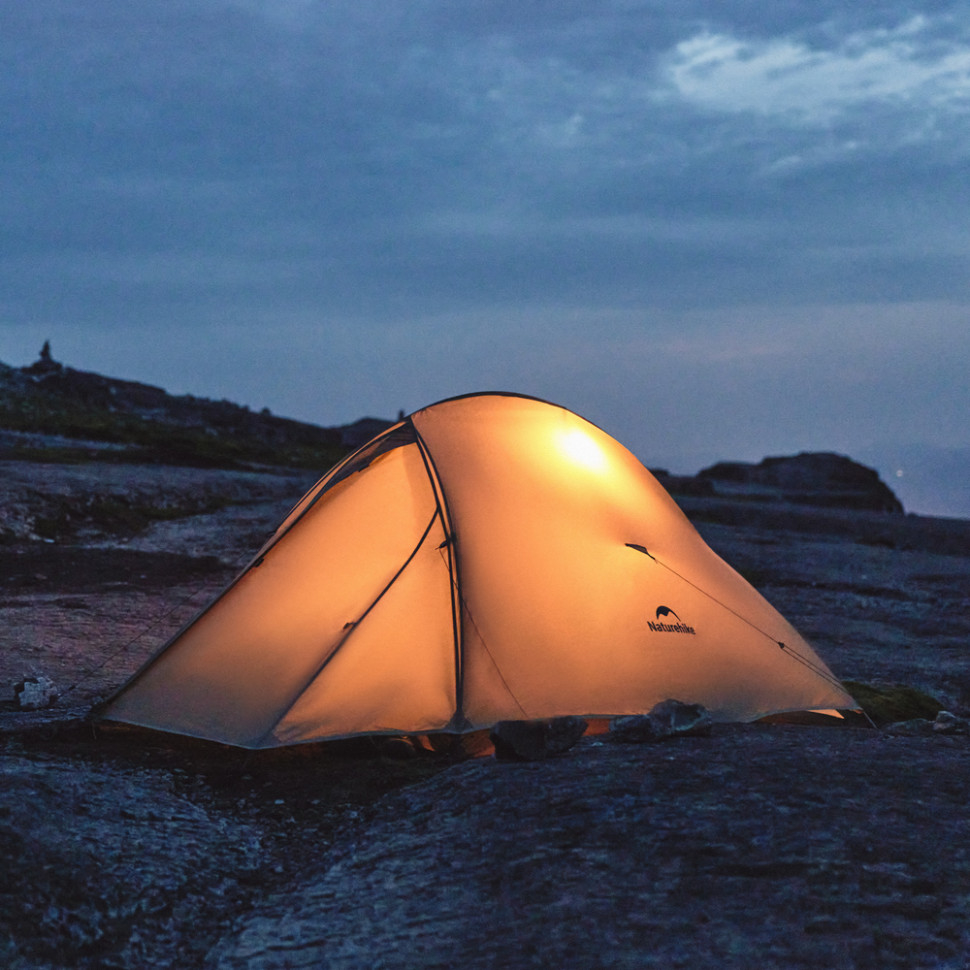 Палатка двухместная Naturehike Cloud Up Pro CNK2350WS020, песочная фото 6