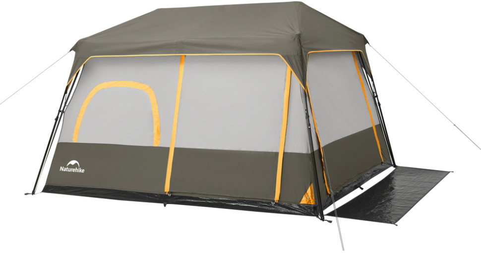 Намет шестимісний Naturehike Cape 8.4 CNK2450WS050, сіро-коричневий фото 