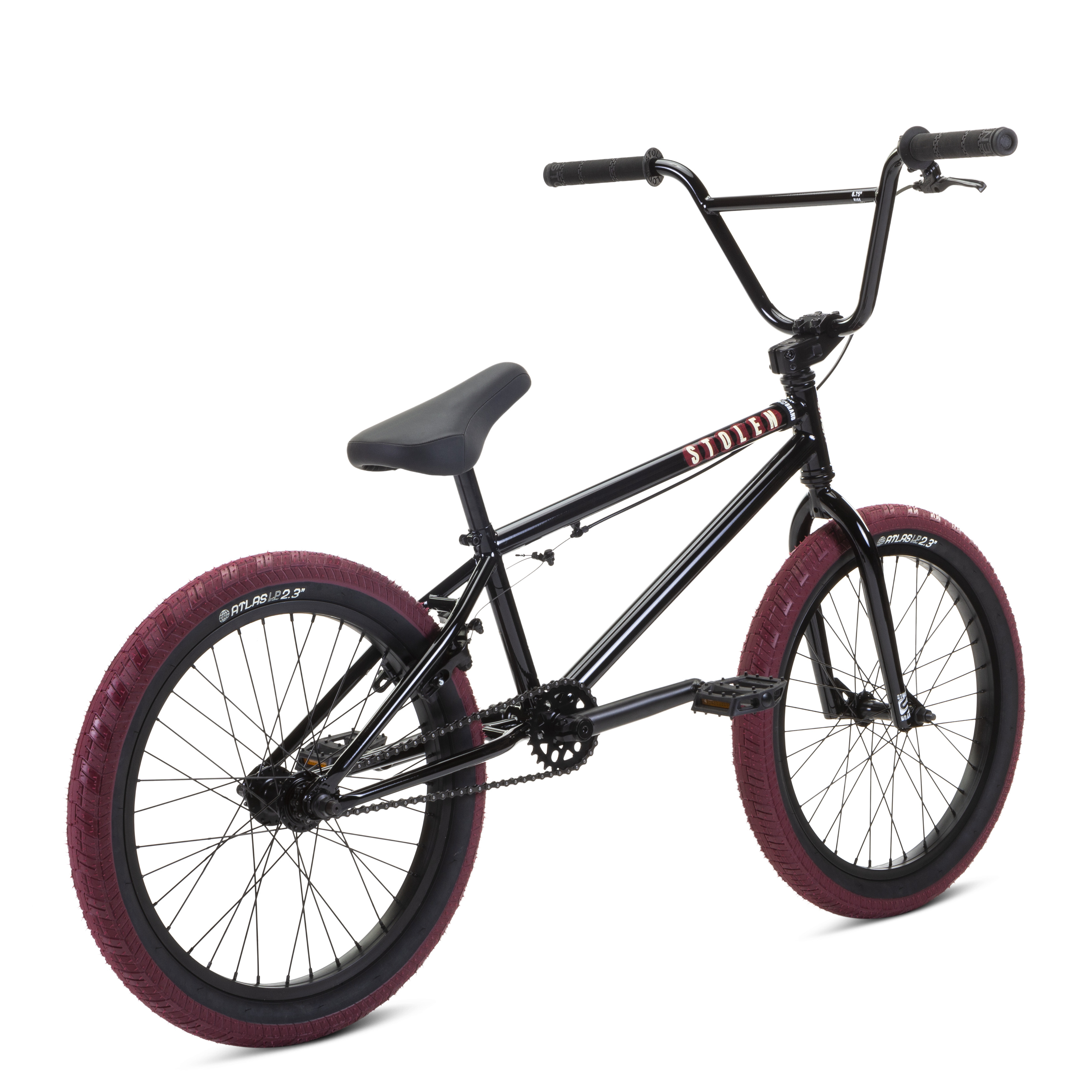 Велосипед 20" Stolen CASINO 20.25" BLACK & BLOOD RED A3 фото 2