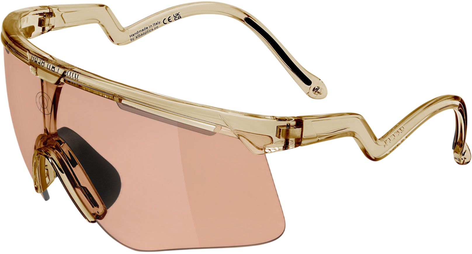 Окуляри Albaoptics DELTA Smoke Glossy VZUM Salmon фото 