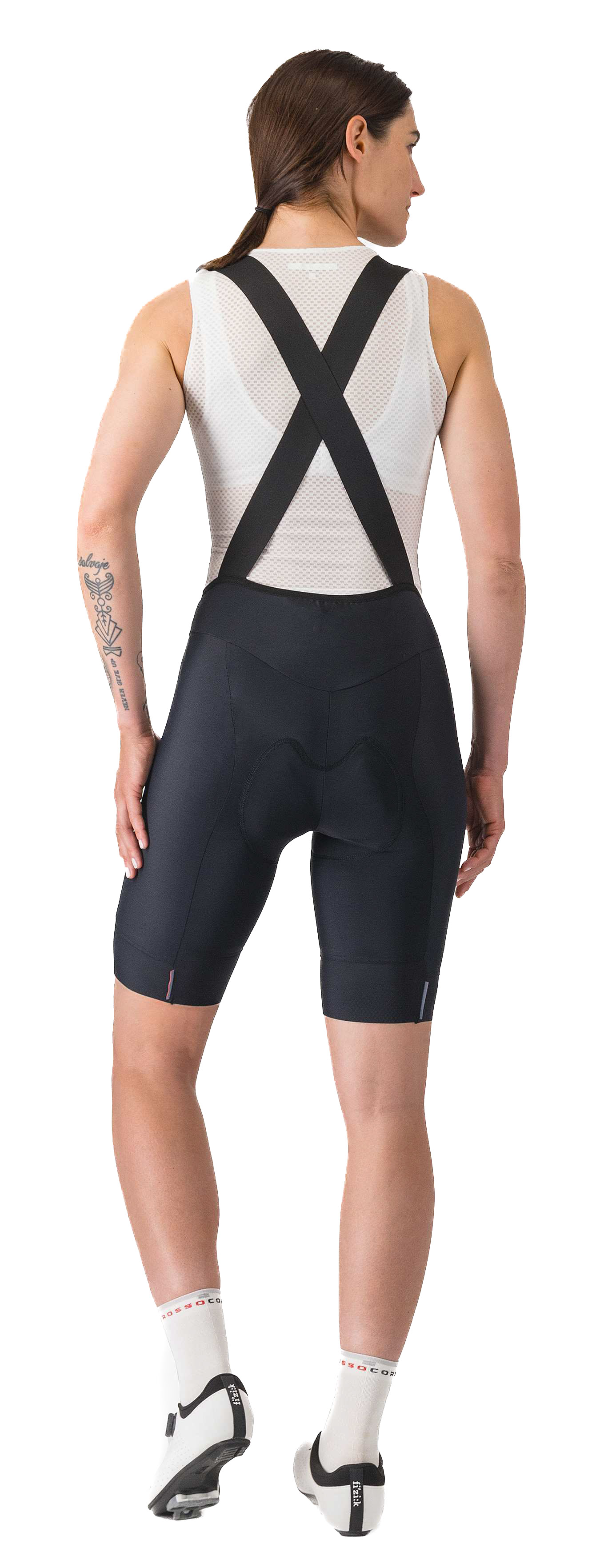 Велотрусы Castelli Prima 2 DT на лямках женские black S фото 2