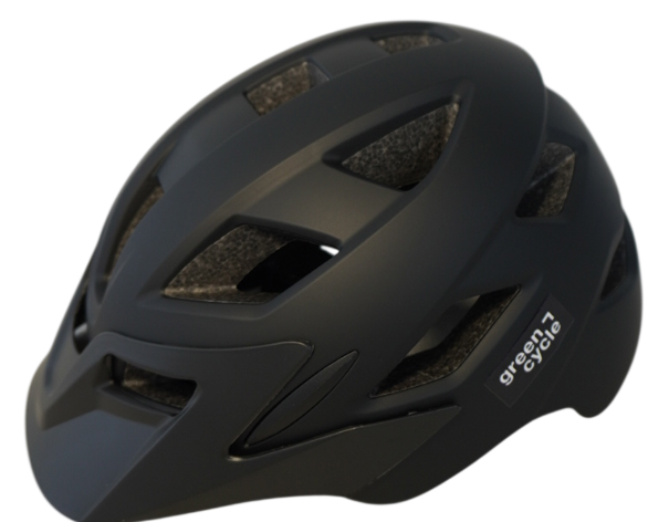 Шлем детский Green Cycle ONYX  размер 52-56 см черный фото 