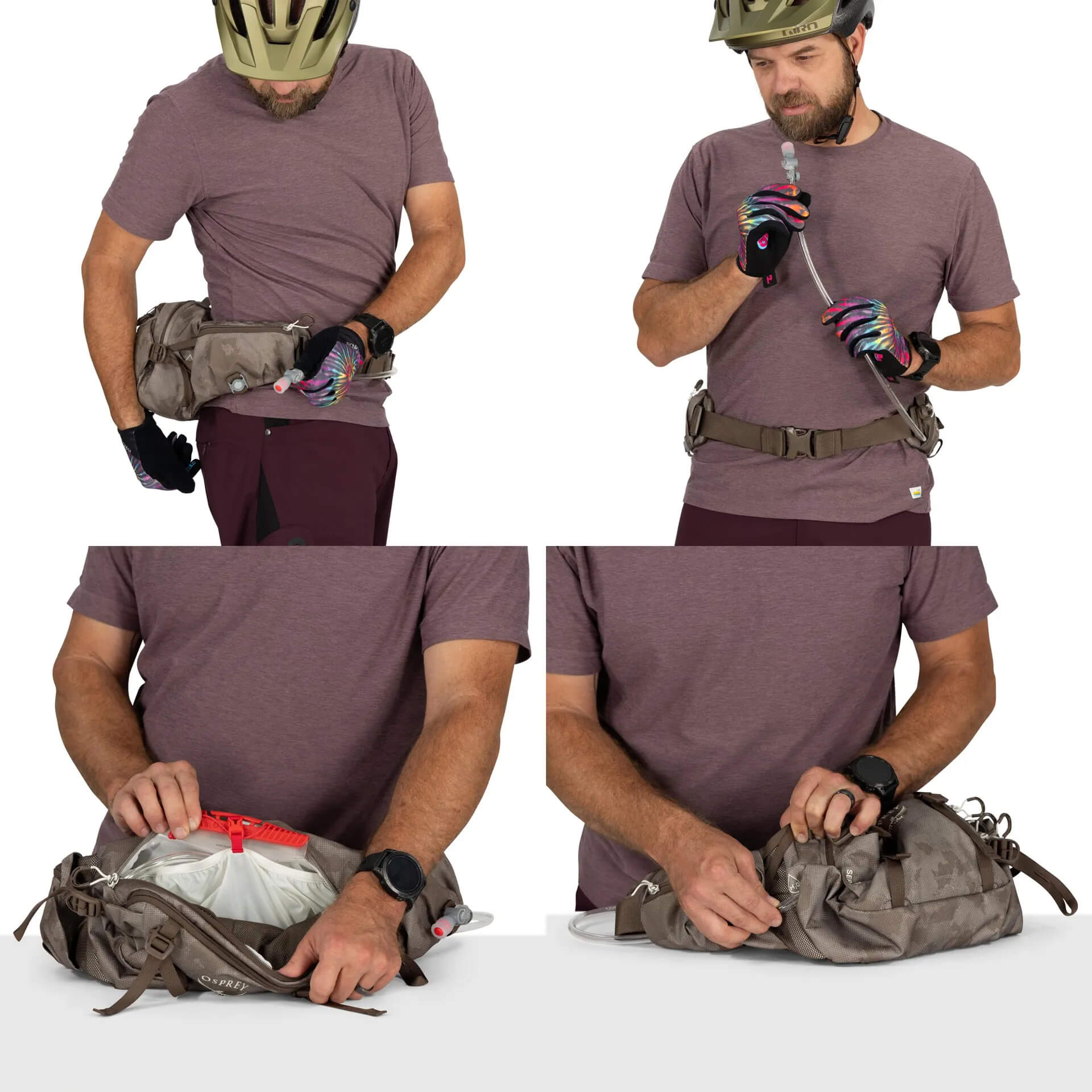 Поясная сумка Osprey SERAL 7 Raven Black O/S фото 6