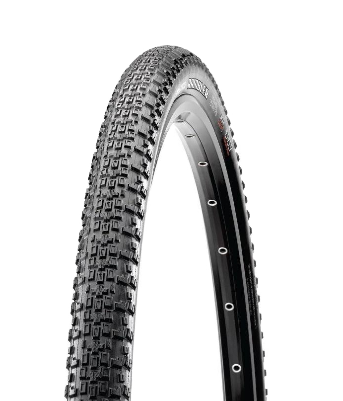 Покришка 700x38C Maxxis Rambler (38-622) 60TPI, Foldable, SilkShield/TR, чорна фото 