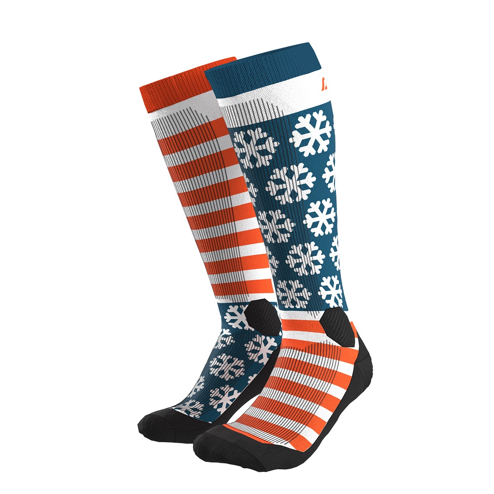 Шкарпетки Dynafit FT GRAPHIC SK 71403 4491, розмір 35-38, сині/помаранчеві фото 