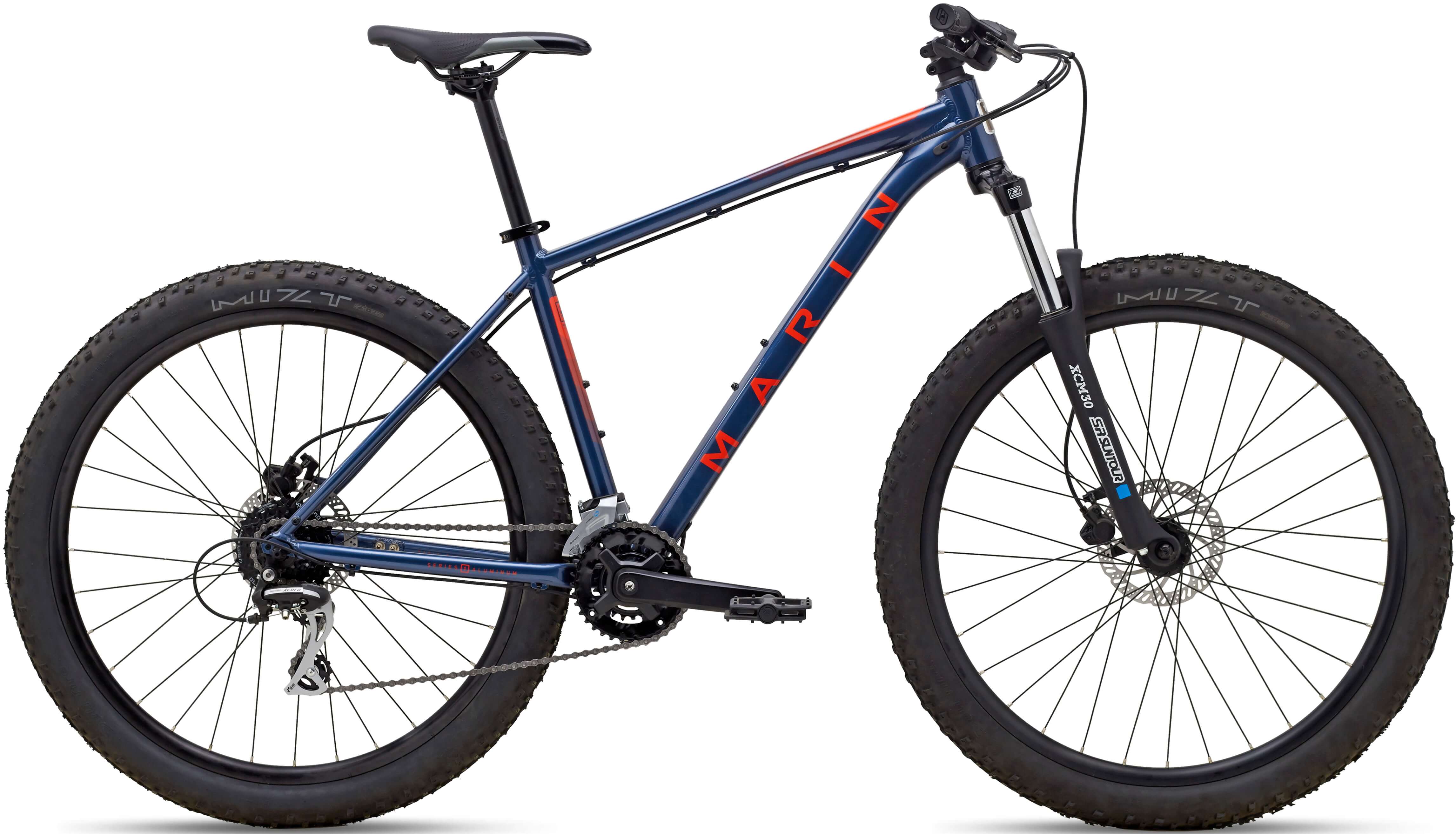 Велосипед 27,5" Marin ELDRIGE GRADE BASE рама - M 2022 синий с оранжевым
