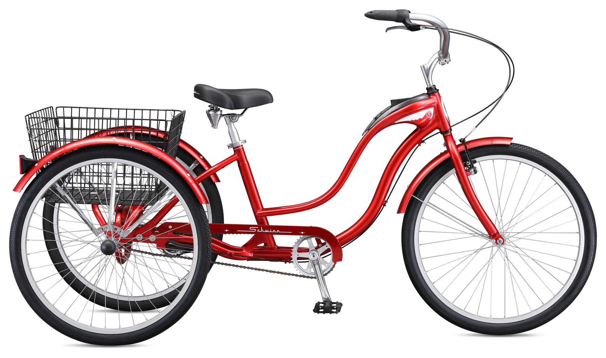 Велосипед 26" Schwinn TOWN & COUNTRY червоний фото 
