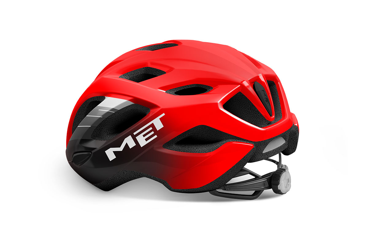 Шлем Met IDOLO CE размер XL (60-64), red black glossy, красно-черный глянцевый фото 3