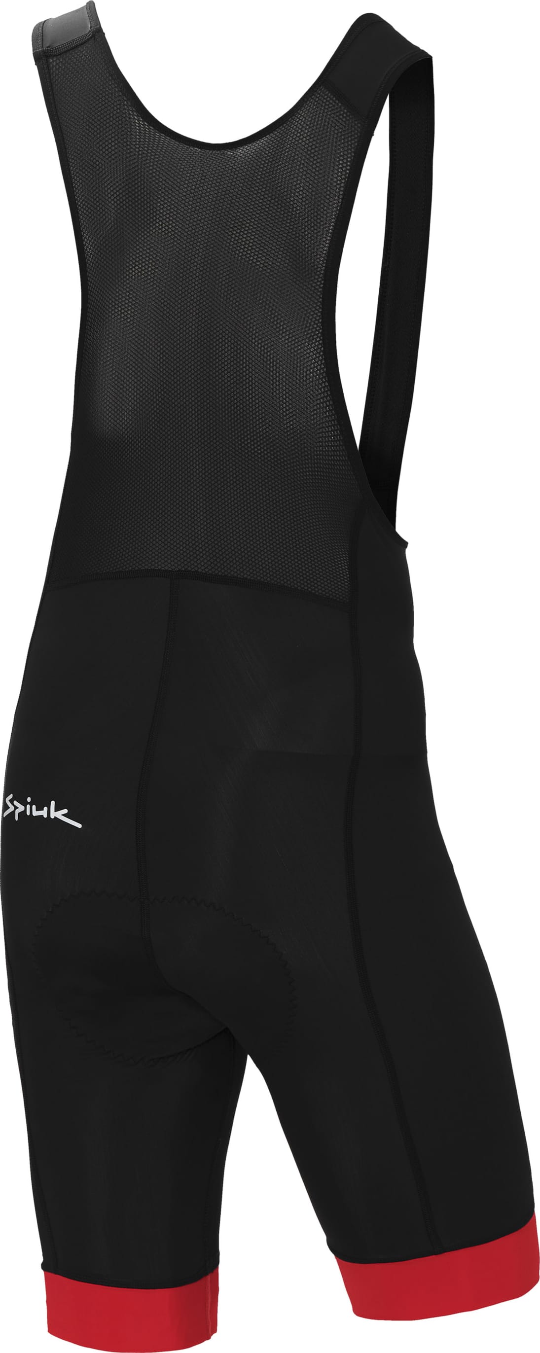 Велотрусы Spiuk Anatomic Classic на лямках мужские черно-красные L фото 2