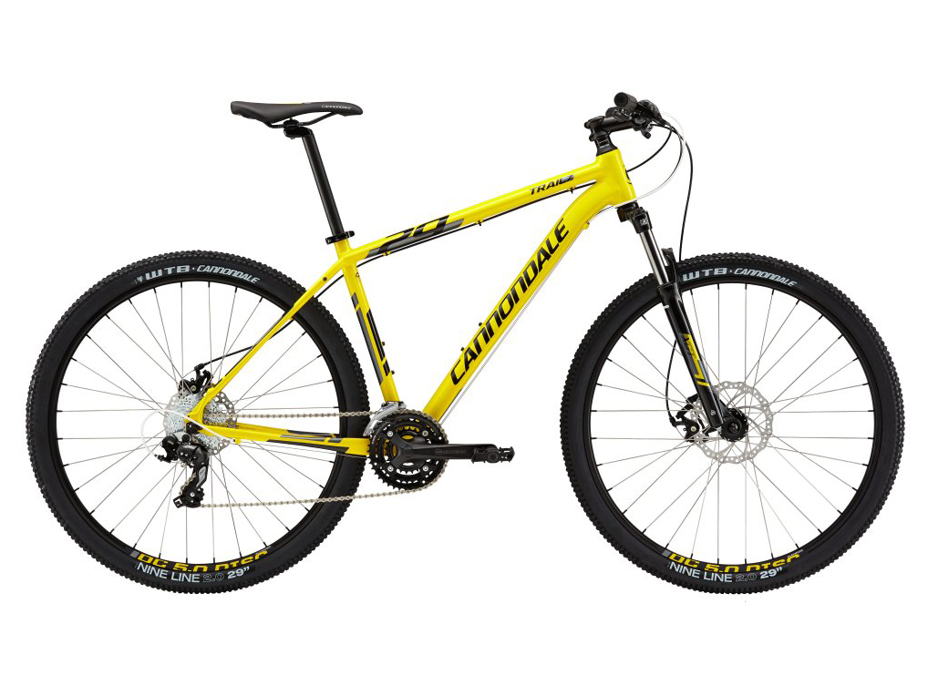 Велосипед 29" Cannondale TRAIL 7 рама - J 2015 желтый