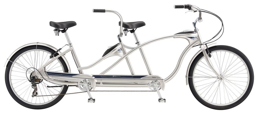 Велосипед 26" Schwinn Tango Tandem silver фото 