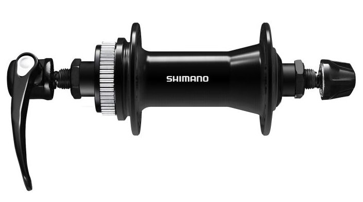 Втулка пер. Shimano FH-QC400 CUES, 32H, QR, OLD: 100 мм, CENTER LOCK фото 