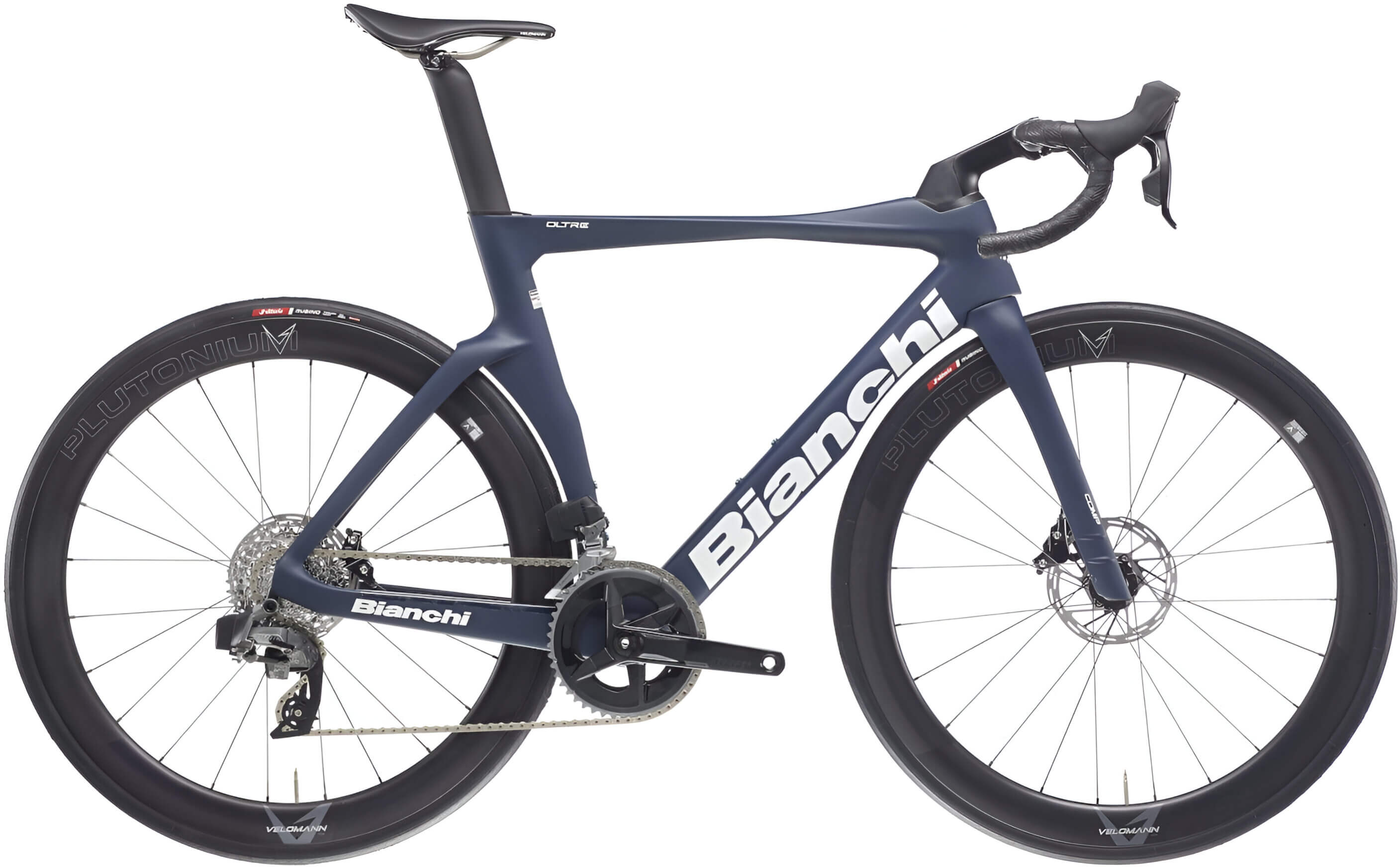 Велосипед 28" Bianchi OLTRE Comp Ultegra Di2 12s рама - 59 см Blue-Grey/Off White Full Matt A5 фото 