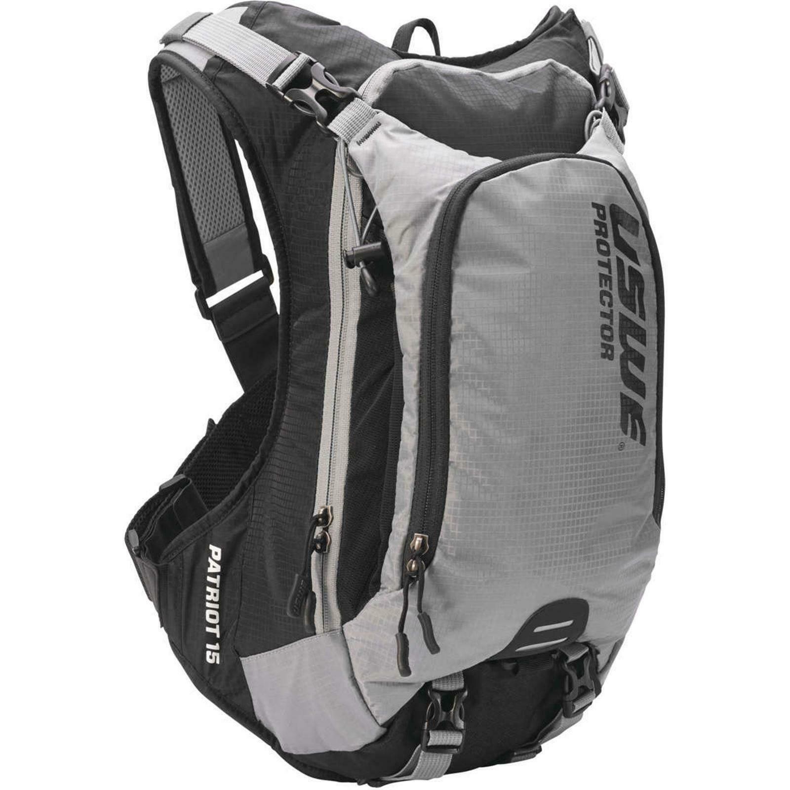 Рюкзак USWE PATRIOT Backprotector (защита спины) 15, серо-черный