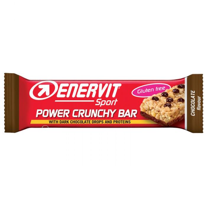 Батончик енергетичний (хрусткий) Enervit Sport, Шоколад, 40г фото 
