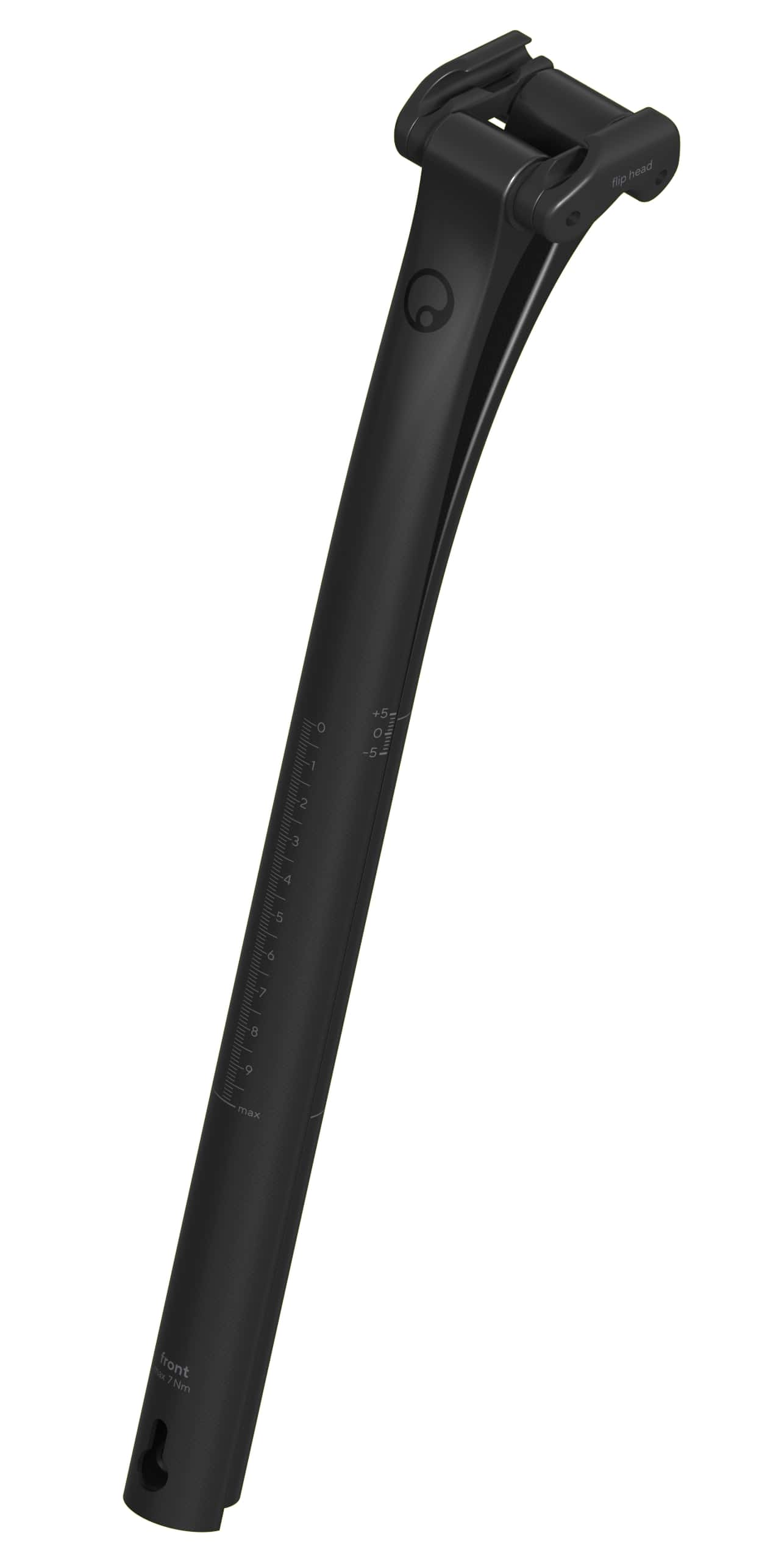 Підсідельна труба Ergon CF Allroad Pro Carbon Setback, 27,2x345 мм, карбон, чорна фото 2