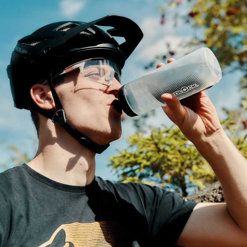 Фляга 0,6 Fidlock TWIST BOTTLE 600 + BIKE BASE, прозрачный/белый фото 3