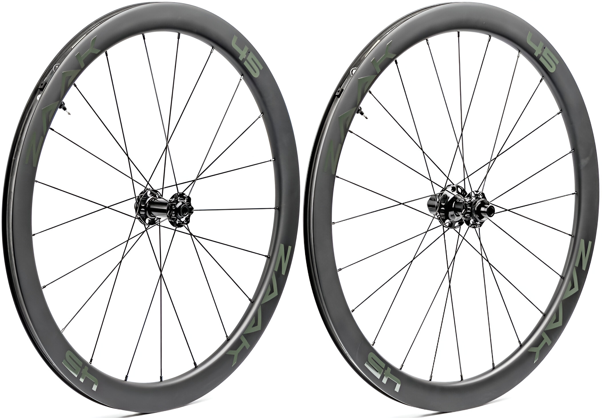 Колесо пер. + задн. 700C ZAAK Road Disc HG11/12s 12-100/12-142 Carbon 45mm Clincher/Tubeless CenterLock фото 2