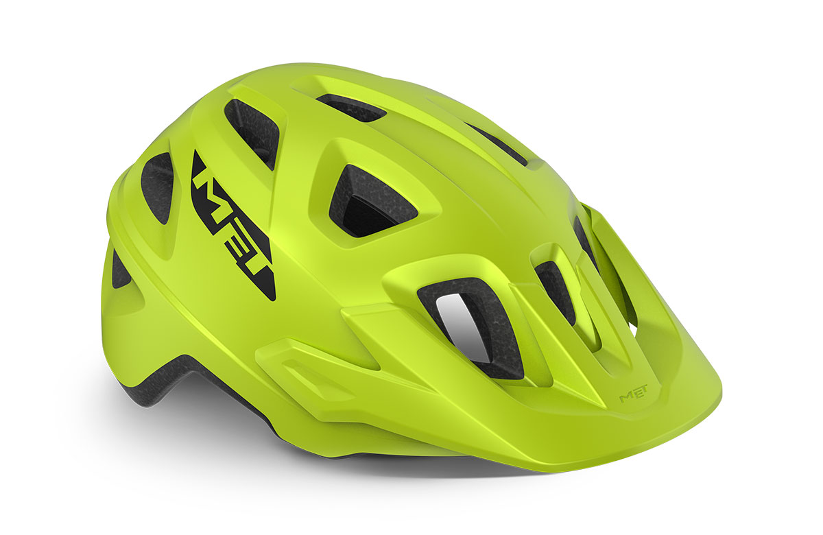 Шлем Met ECHO CE размер M (52-57), lime green matt, зеленый лайм матовый