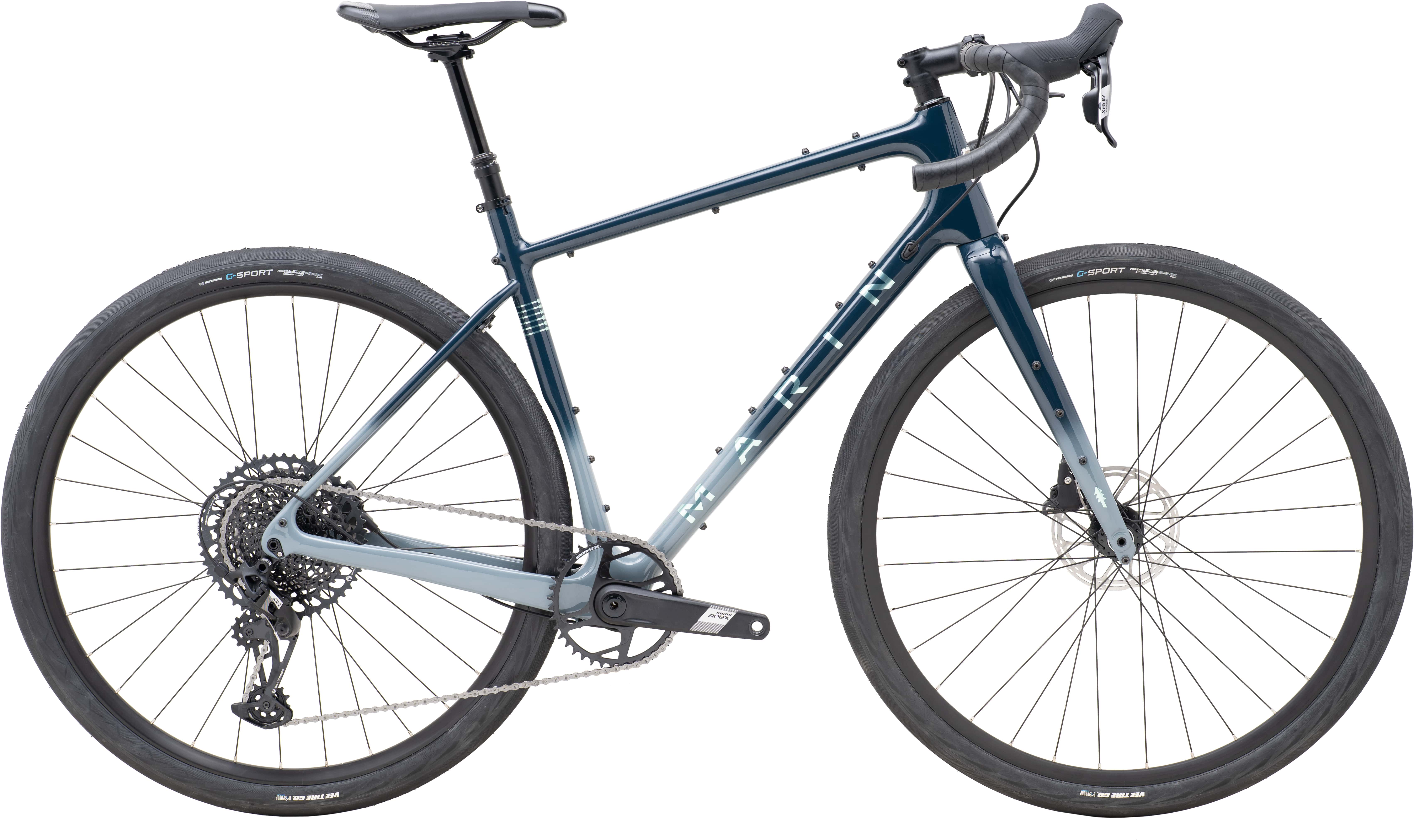 Велосипед 28" Marin Headlands 2 рама - 56см 2024 Gloss Dark Blue/Gray/Light Blue фото 