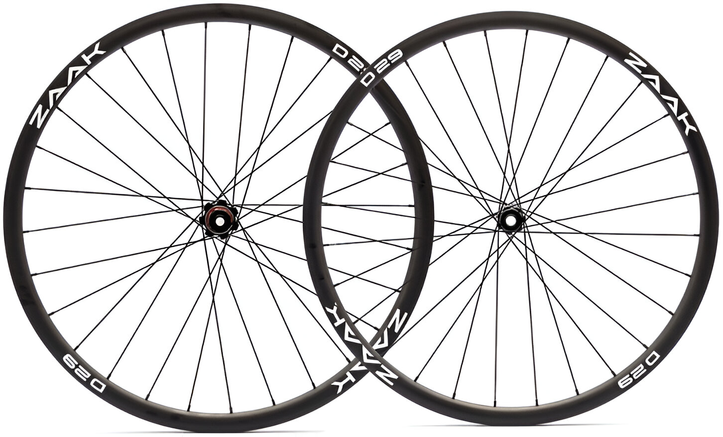 Колесо пер. + задн. 29" ZAAK MTB Disc Sram XD 12s 12(15)-100/12-142 Carbon 27mm Clincher/Tubeless фото 