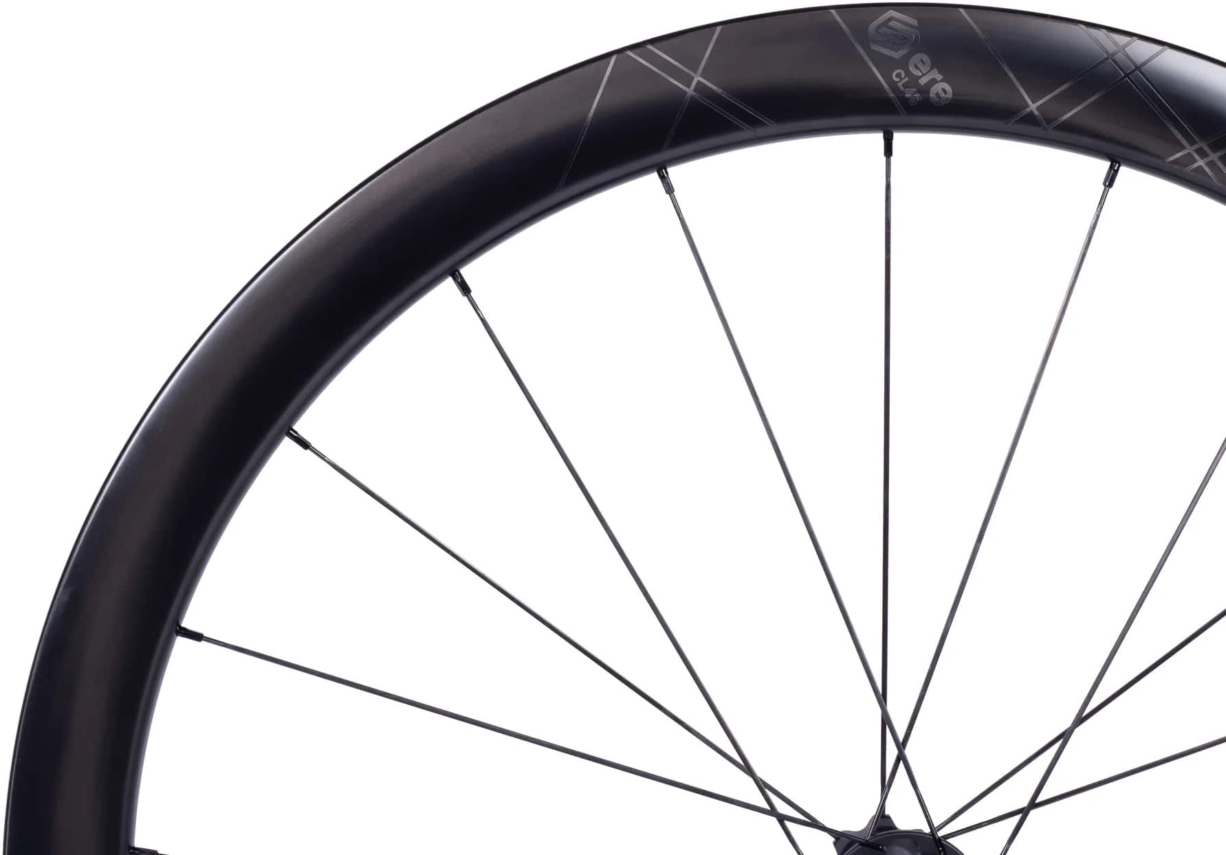 Колесо пер. + задн. 28" ERE GENUS II CL45 CARBON, Road, 100x12/142x12, CL, HG11, tubeless, черный сатин фото 2