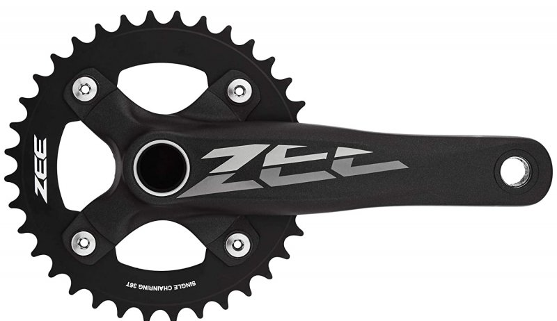 Шатуны Shimano FC-M640 ZEE, 165 мм, 1x10-ск., 36T, интегрированная ось, + каретка BSA фото 