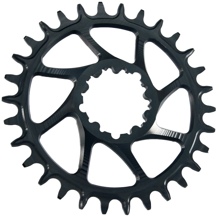 Звезда Garbaruk 1-11, direct mount, AL 7075-T6 narrow-wide, 32 зуб., черная (совместима с Trail2/Trail3) фото 