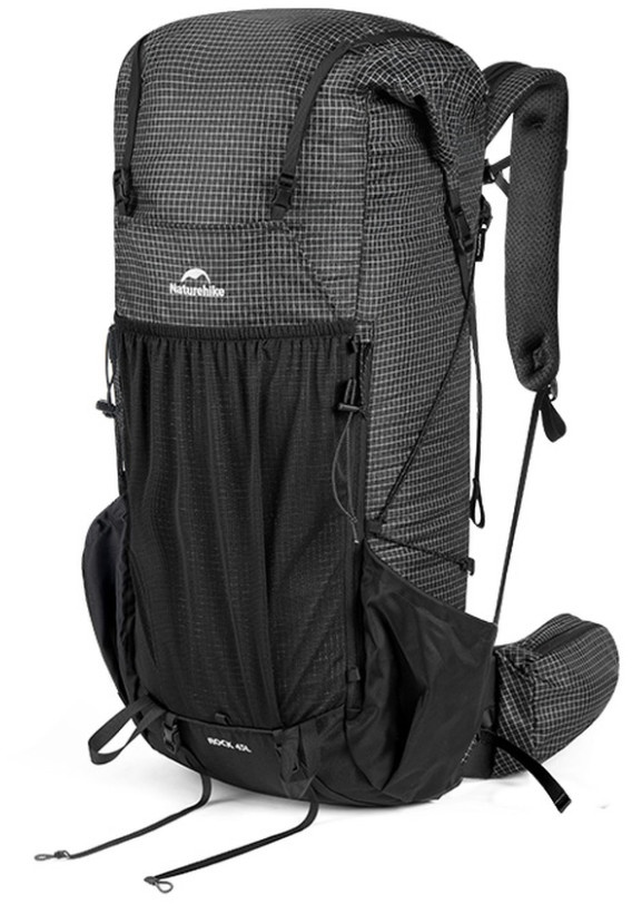 Рюкзак Naturehike ROCK 2.0 CNK2550XB018, 60 л, размер L, графит в клетку фото 
