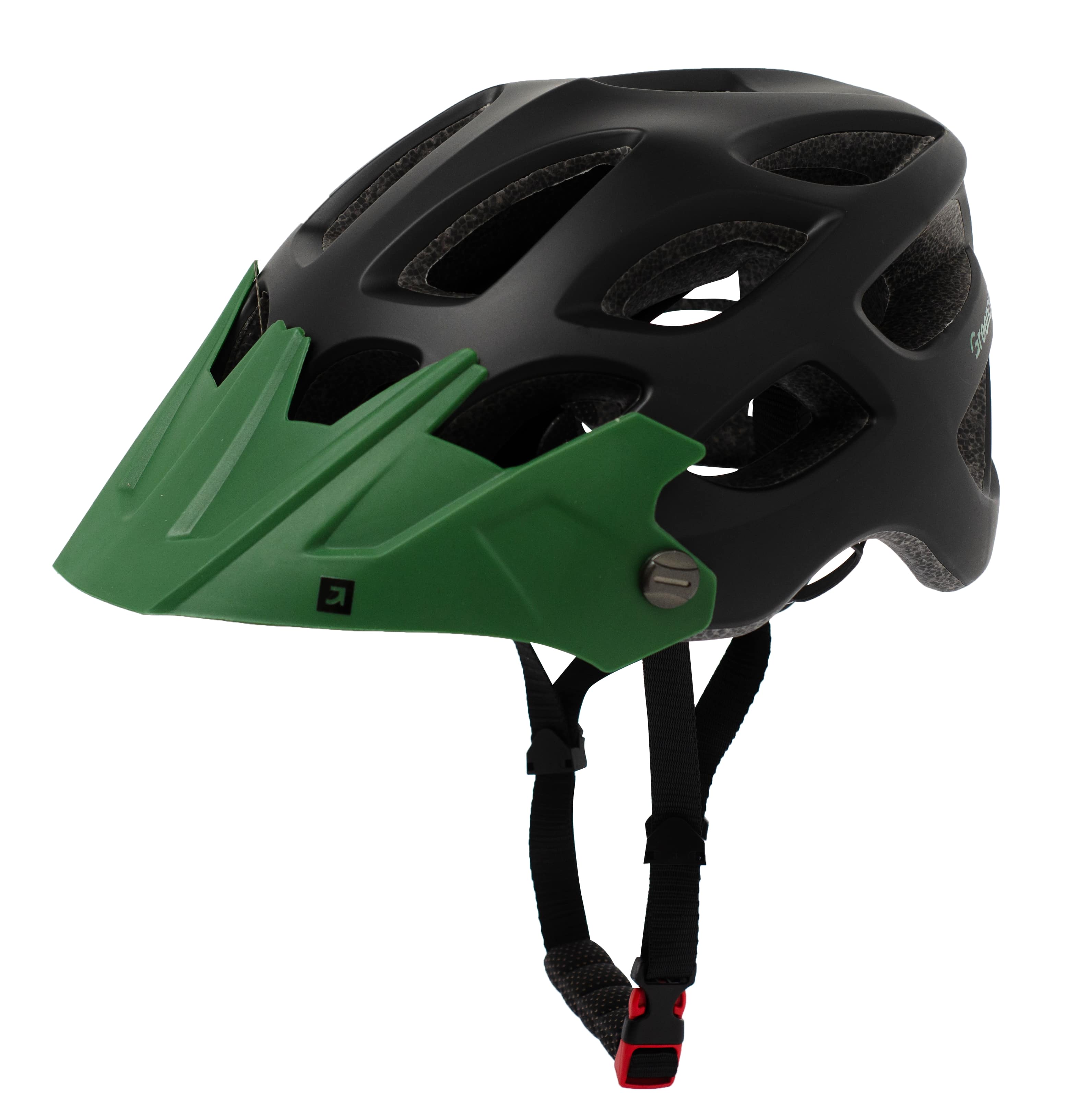 Шлем Green Cycle Revenge размер 54-58см черный-хаки мат фото 